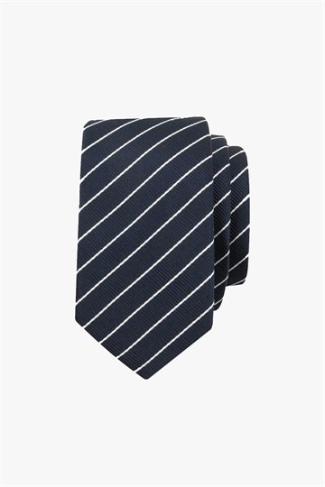 Vår för 5 - Randig slips - Blå/Vit